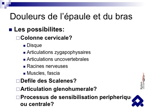 Le dos fait mal au mouvement brusque que peut être